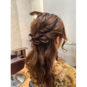 京都市烏丸御池 美容室 ヘアセット ヘアアレンジ