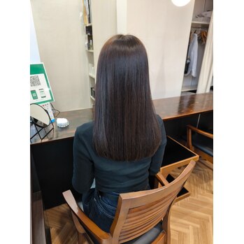 京都市烏丸御池 美容室 カラー 酸熱トリートメント 酸性ストレート チューニングストレート 髪質改善