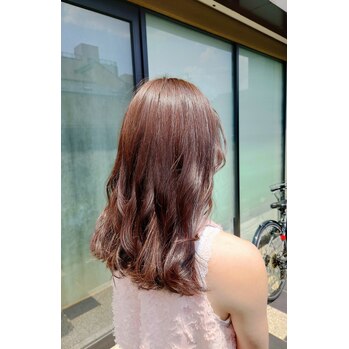 ヘアカラー カフェモカブラウンカラー 京都市烏丸御池 美容室