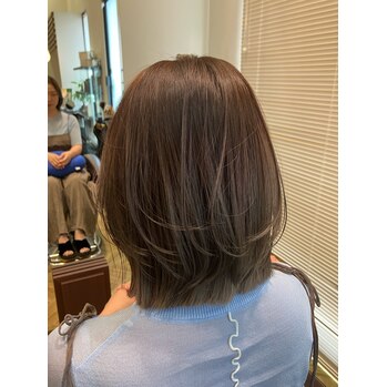 トステア配合 京都 烏丸御池 美容室 女性スタッフ 髪質改善カラー チューニングストレート シークレットハイライト