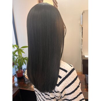 トステア配合 京都 烏丸御池 美容室 女性スタッフ 髪質改善カラー チューニングストレート ハイライト