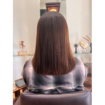 トステア配合 京都 烏丸御池 美容室 女性スタッフ 髪質改善カラー チューニングストレート ハイライト